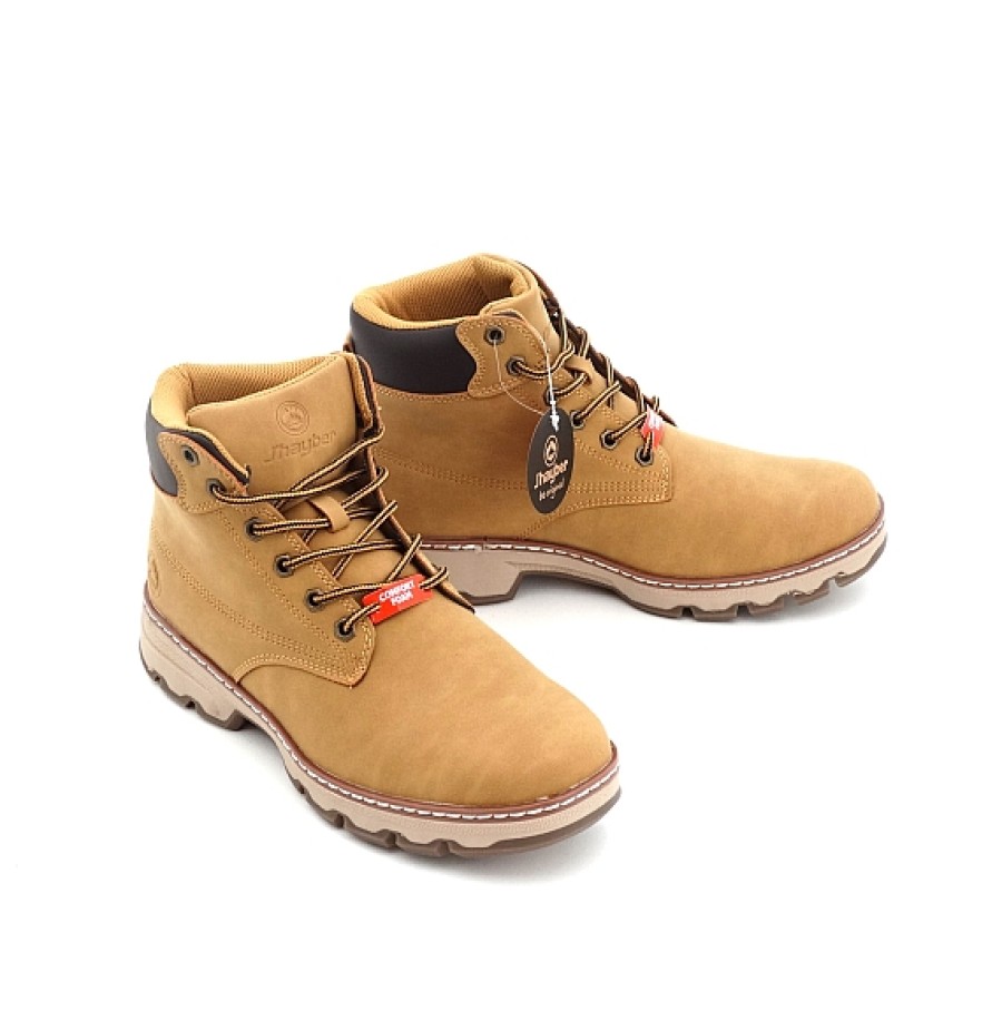 Hombre J HAYBER | Camel Bota Cordones Piso Deportivo