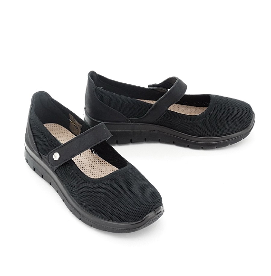 Mujer D'ANGELA | Negro Zapato Mercedes Confort