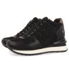 Mujer GIOSEPPO | Negra Sneaker Cuna Interior Lellig Gioseppo