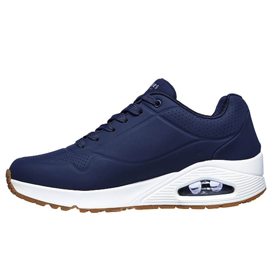 Hombre SKECHERS | Azul Zapatilla Skechers Uno - Stand On Air