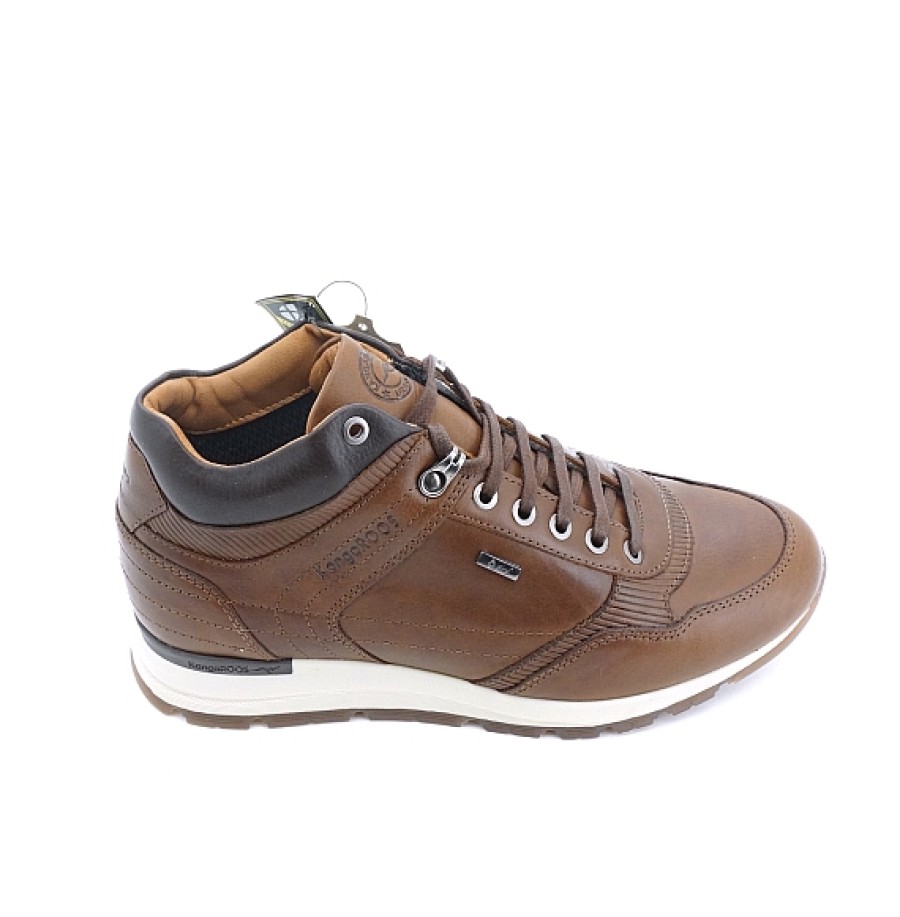 Hombre KANGA ROOS | Cuero Bota Deportiva Cordones Membrana Impermeable Tex