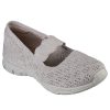 Mujer SKECHERS | Taupe Mercedes Elastico Skechers Memory Foam