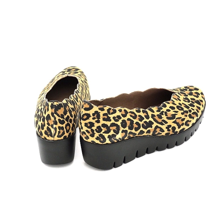 Mujer WONDERS | Zapato Salon Ondas Leopardo Wonders Fly