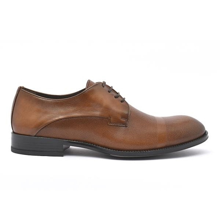 Hombre BAERCHI | Zapato Cordones Detalle Laser