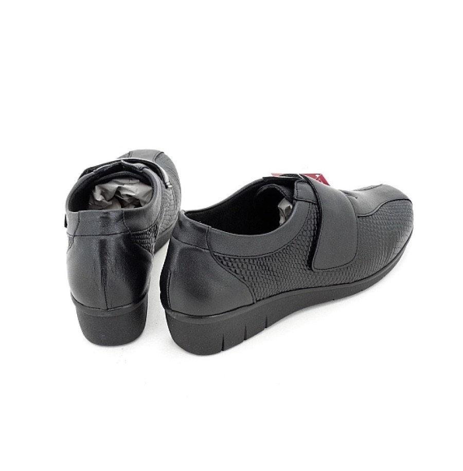 Mujer NIZAyZAS | Negro Zapto Velcro Piton Plantilla