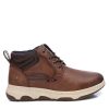 Hombre REFRESH SHOES | Camel Botin De Hombre Con Cordones Y Piso Deportivo