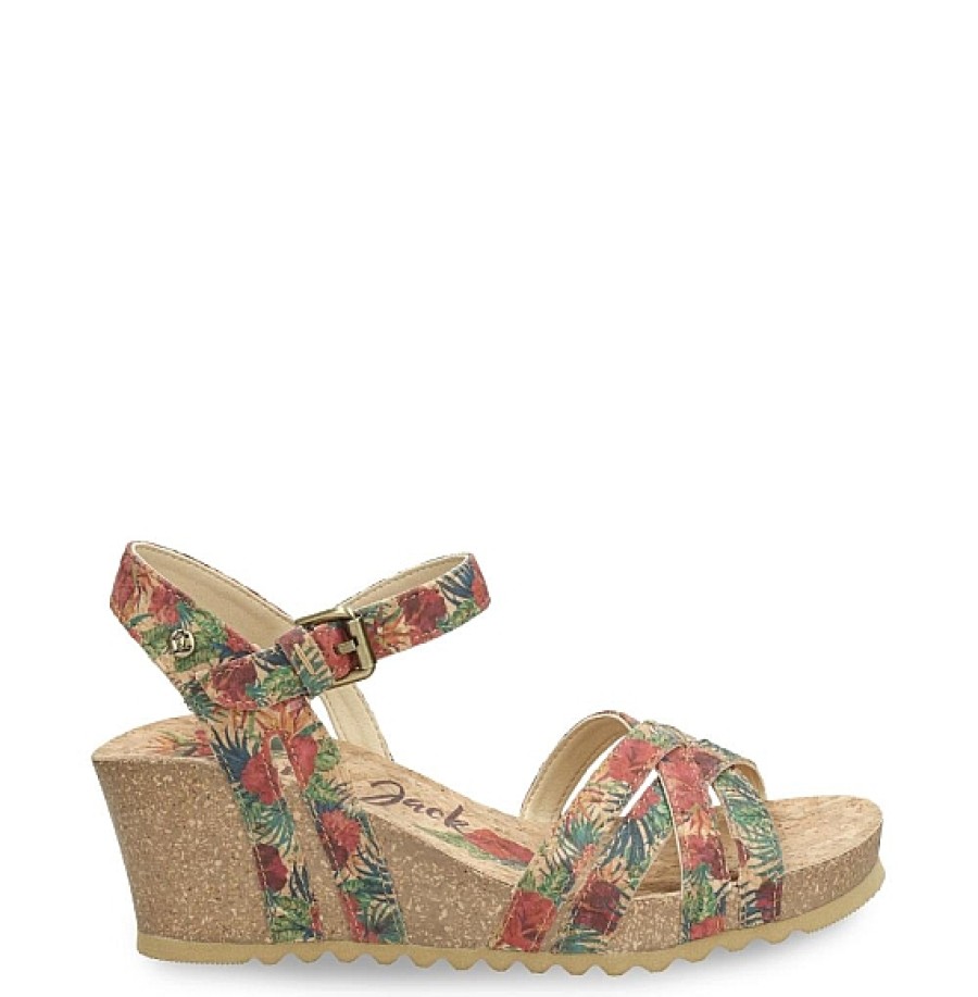 Mujer PANAMA JACK | Vera Cork Flores Sandalia Tiras Cruzadas Panama Jack