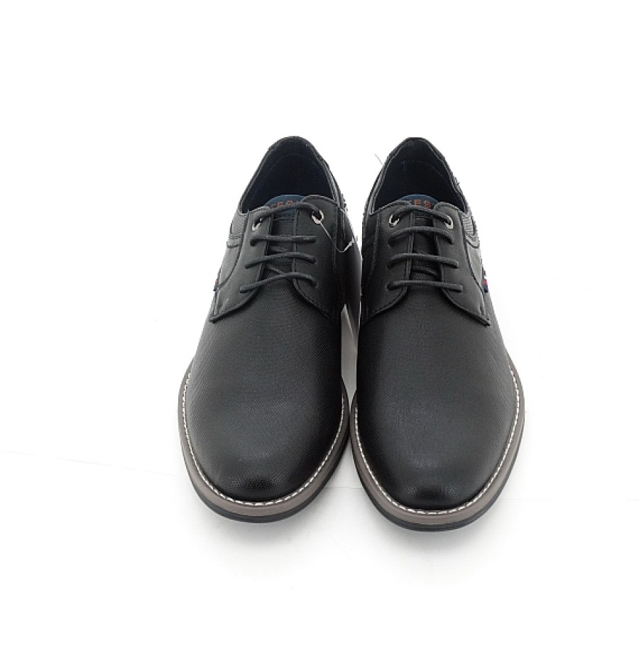 Hombre BITESTA | Negfro Zapato Cordones Diseno Grabado