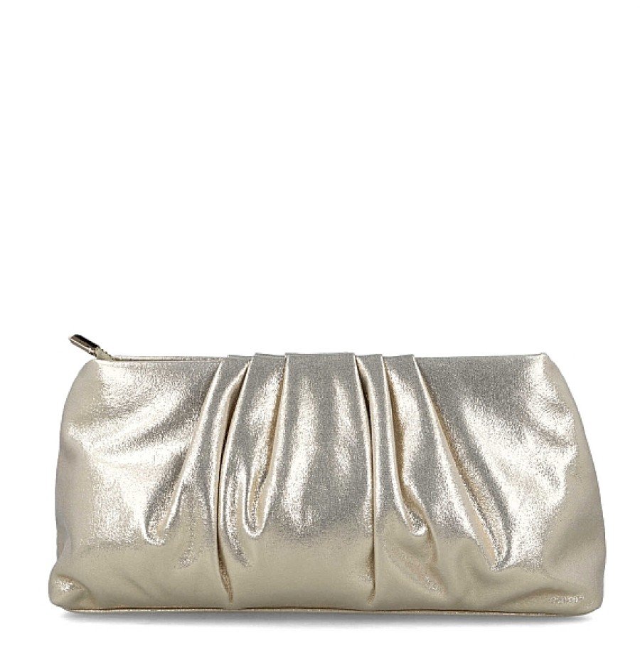 Bolsos MNB CHIC | Bolso De Mano Fruncido Oro