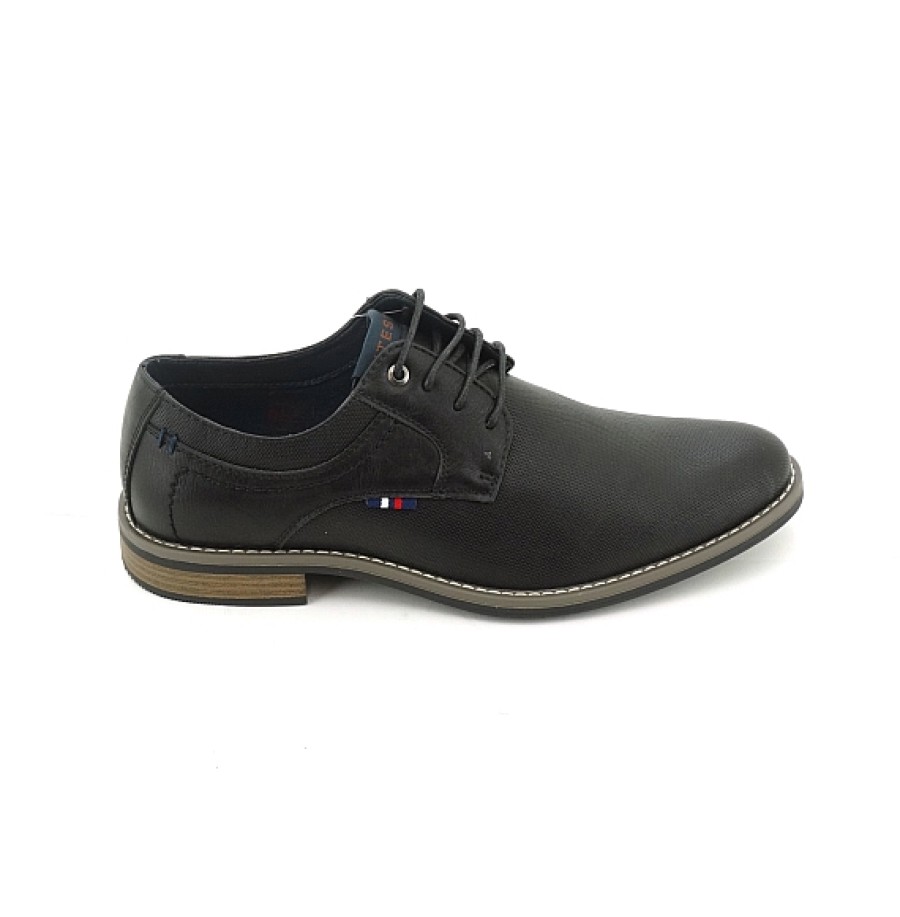 Hombre BITESTA | Negfro Zapato Cordones Diseno Grabado