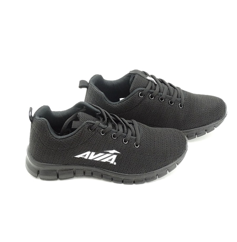 Mujer AVIA | Negra Deportiva Cordones Flexible Avia