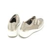 Mujer D'ANGELA | Oro Sneaker Piel Cuna 2 Velcros