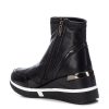 Mujer XTI Footwear | Negro Botin Cuna Elastico Polipiel