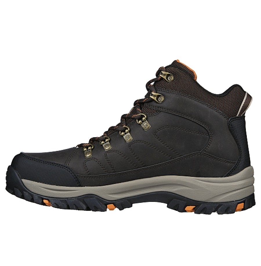 Hombre SKECHERS | Marron Bota Trekking Skechers Outdoors