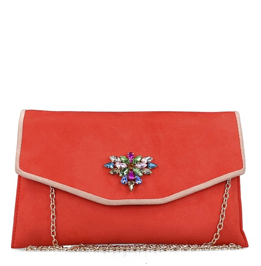 Bolsos MNB CHIC | Coral Cartera Adorno Pedreria Multicolor