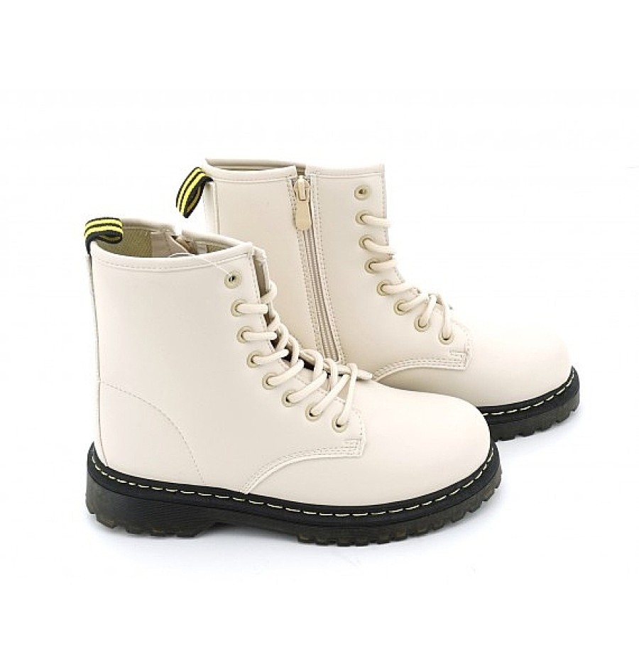 Mujer STAY DESING S.L. | Bota Cordones Militar Con Cremallera