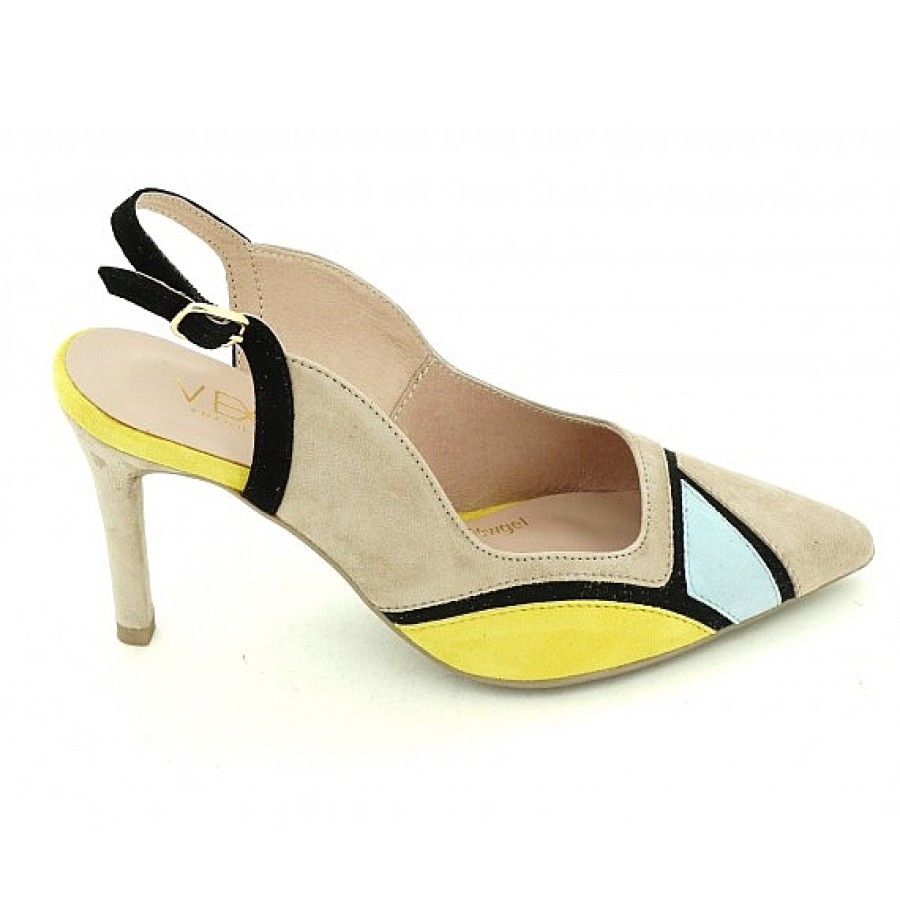 Mujer VEXED | Descubierto Talon Multicolor Tacon Fino