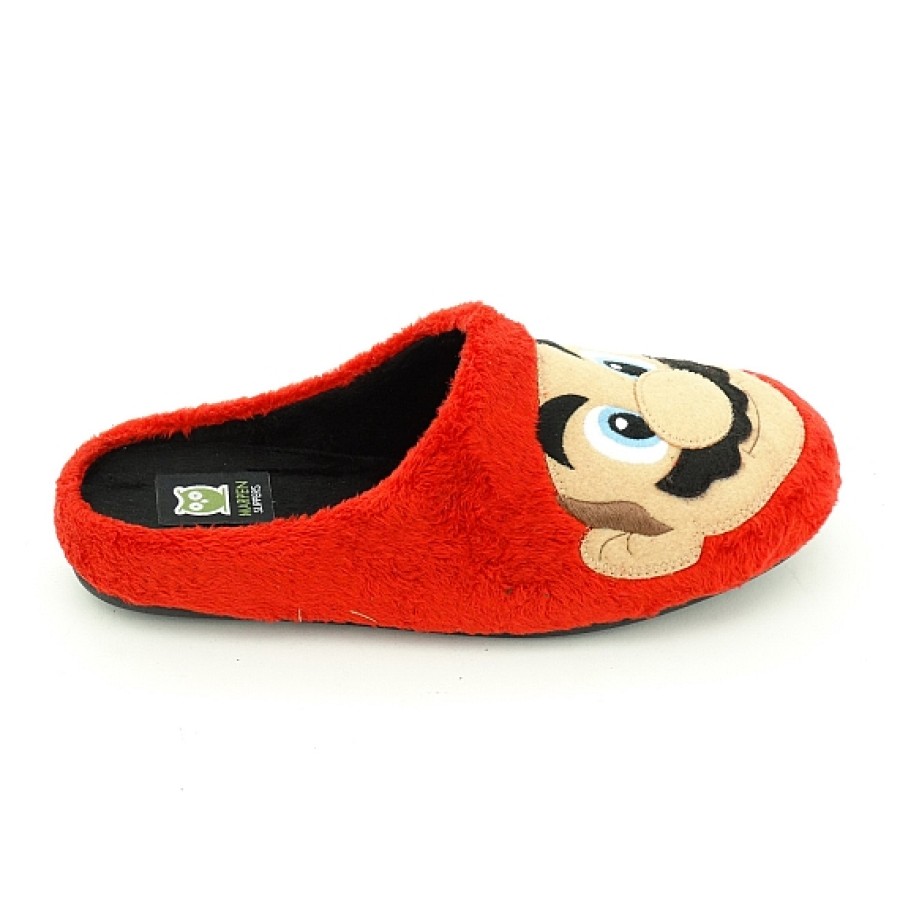 Hombre MARPEN | Roja Zapatilla Casa Abierta Mario Bros