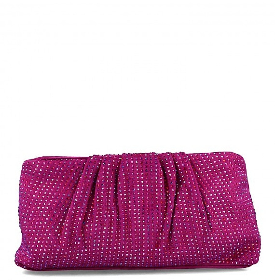 Bolsos MNB CHIC | Bolso De Mano Fuxia Strass