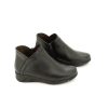 Mujer VICTORIANO | Negro Botin Piel Pico Lateral Planta Memory