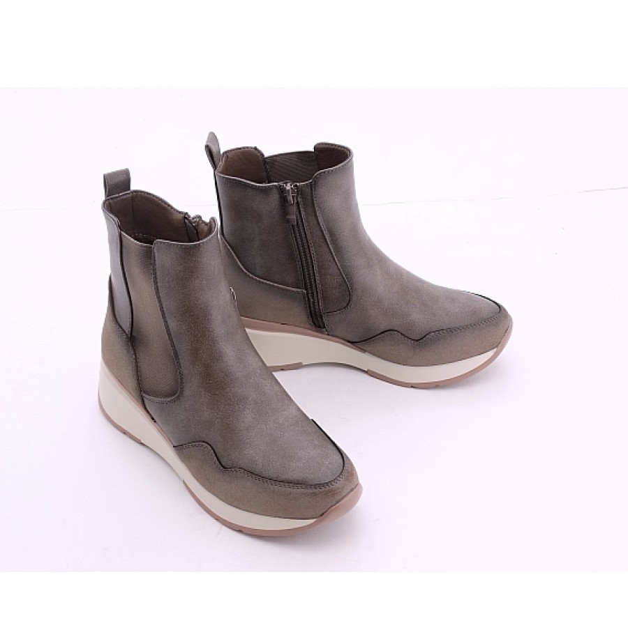 Mujer MYSOFT | Taupe Botin Chelsea Cuna