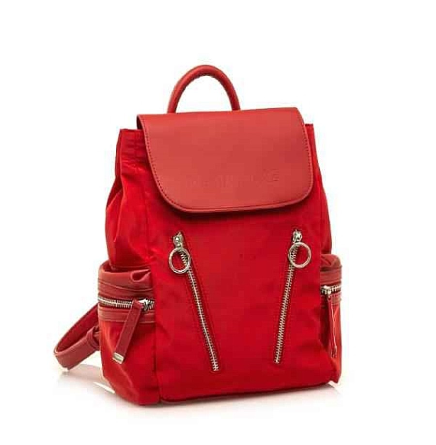 Bolsos MARIA MARE | Mochila Roja Bolsillos Laterales