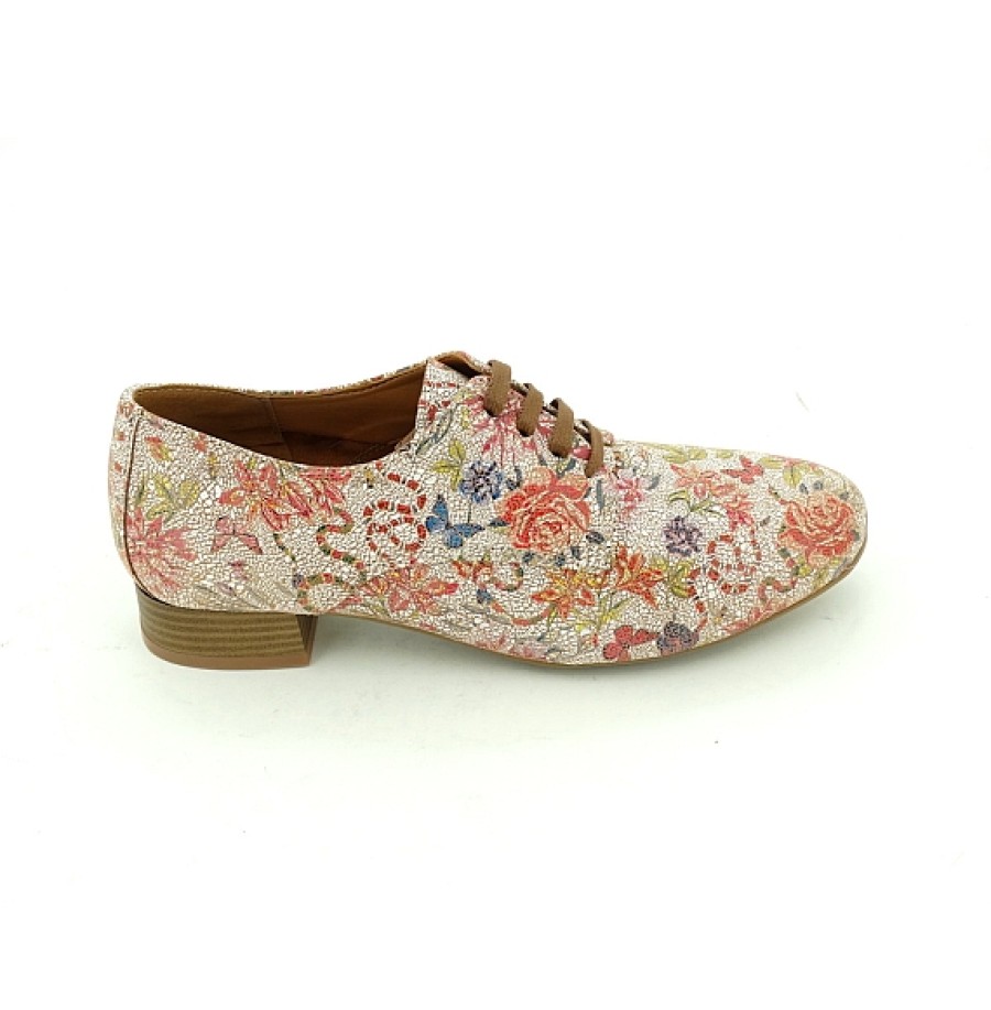 Mujer NIZA | Zapato Cordones Flores Spring