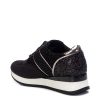 Mujer XTI Footwear | Deportiva Negra Piezas Combinadas