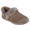 Mujer SKECHERS | Taupe Zapatilla Cerrada Pelo Skechers Cozy Campfire