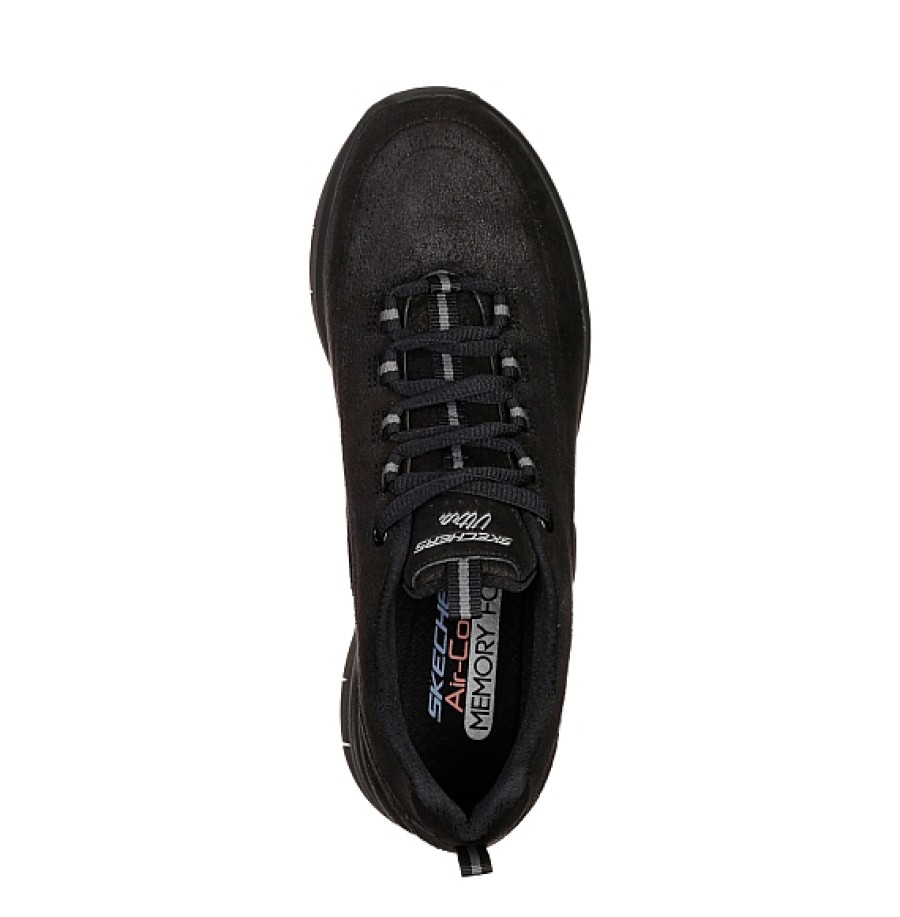 Mujer SKECHERS | Negra Deportiva Gales Cordon Skechers Sinergy 2.0 Side Step