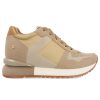 Mujer GIOSEPPO | Taupe Oro Sneaker Cuna Interior Girst Gioseppo