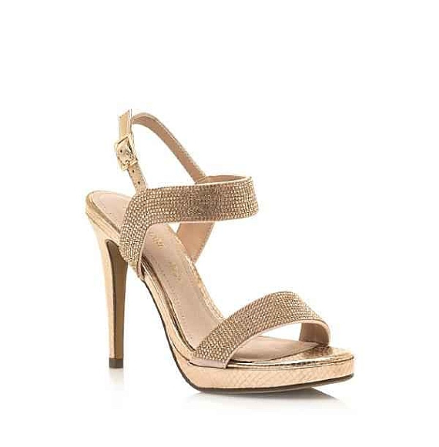 Mujer MARIA MARE | Sandalia 2 Tiras Strass Maria Mare Tacon Alto