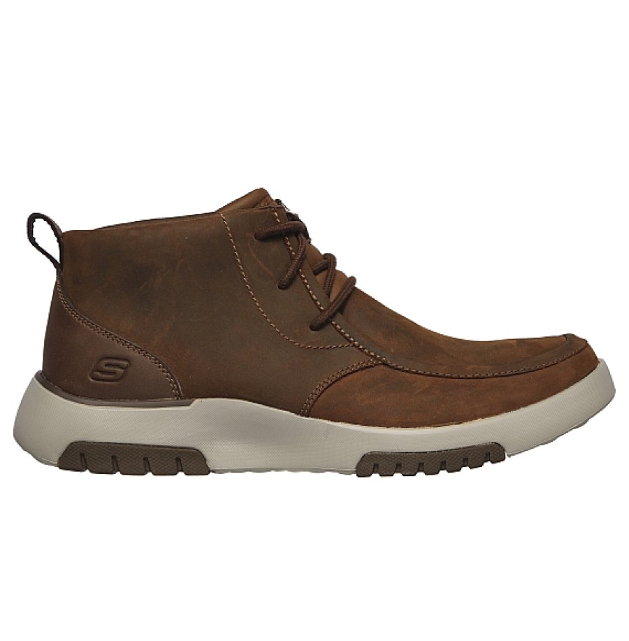 Hombre SKECHERS | Cuero Bota Walabi Skechers Bellinger 2.0 Trembo