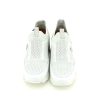 Mujer CETTI | Blanco Sneaker Abotinado Con Cuna Diseno Calcetin Cetti