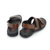 Hombre CALZATURE ZEN | Sandalia 2 Velcros Piel Piso Flex