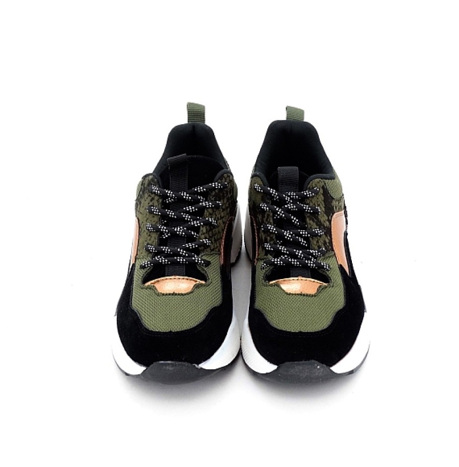 Mujer BULL BOXER | Sneaker Kaki Multicolor Alba