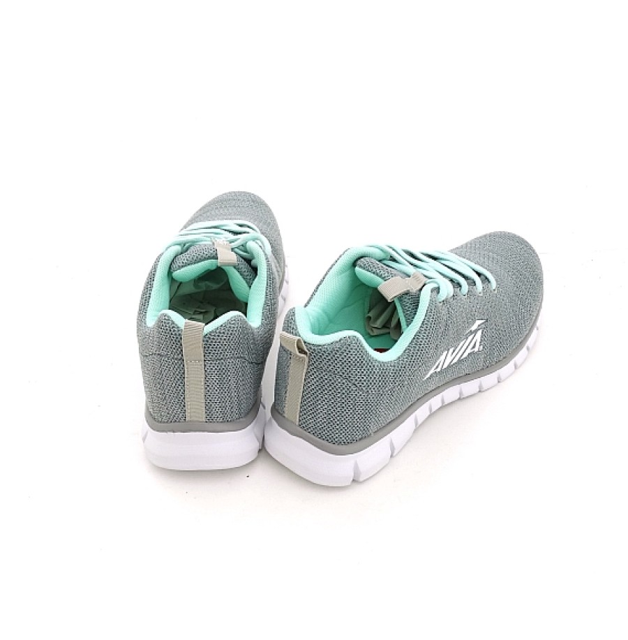 Mujer AVIA | Gris Aqua Deportiva Cordones Flexible Avia