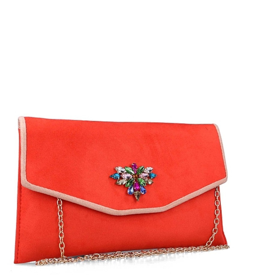 Bolsos MNB CHIC | Coral Cartera Adorno Pedreria Multicolor