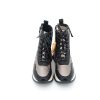 Mujer D'ANGELA | Bronce Negro Botin Deportivo Cuna Cordones