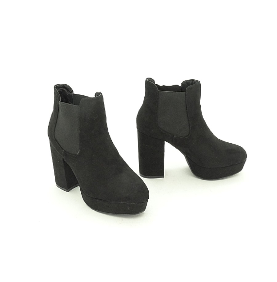 Mujer STAY DESING S.L. | Botin Chelsea Microfibra Tacon Alto Y Plataforma