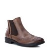 Hombre XTI Footwear | Botin Piel Elastico Y Cremallera