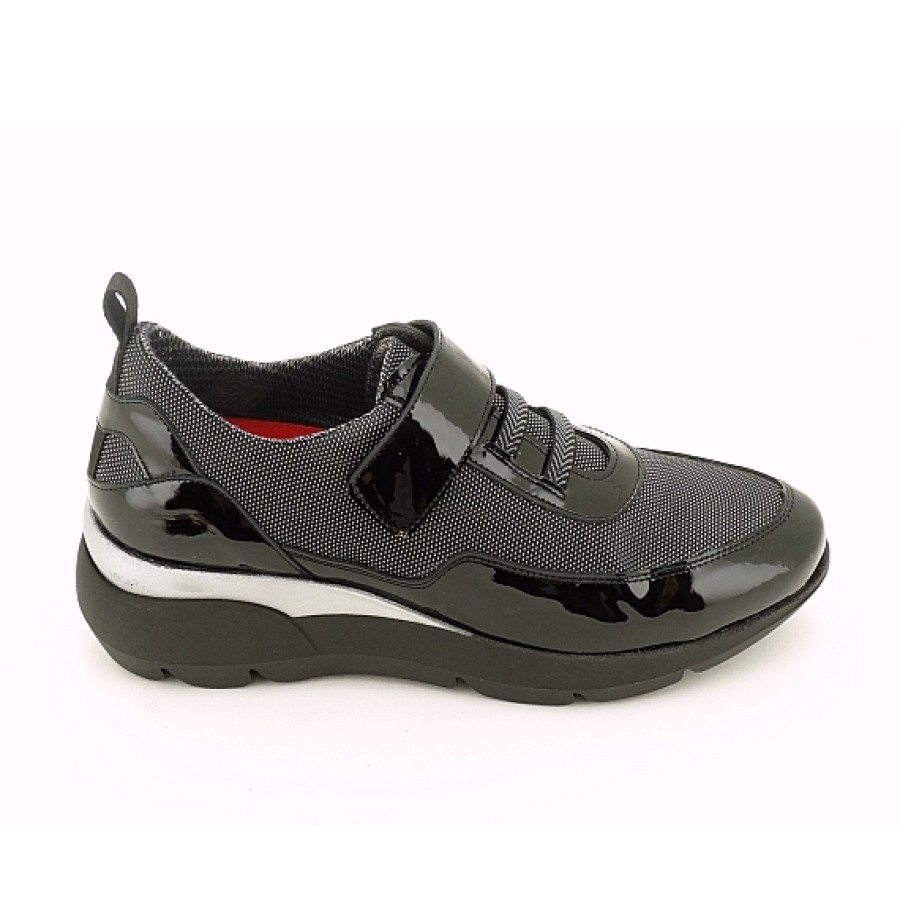 Mujer ANCC CIRCULUS | Negro Zapato Deportivo Waterproof Velcro