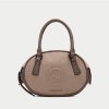 Bolsos HISPANITAS | Taupe Bolso Bandolera Ovalado Hispanitas