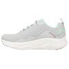 Mujer SKECHERS | Gris Cordones Skechers Relaxed Fit - Dlux Fitness