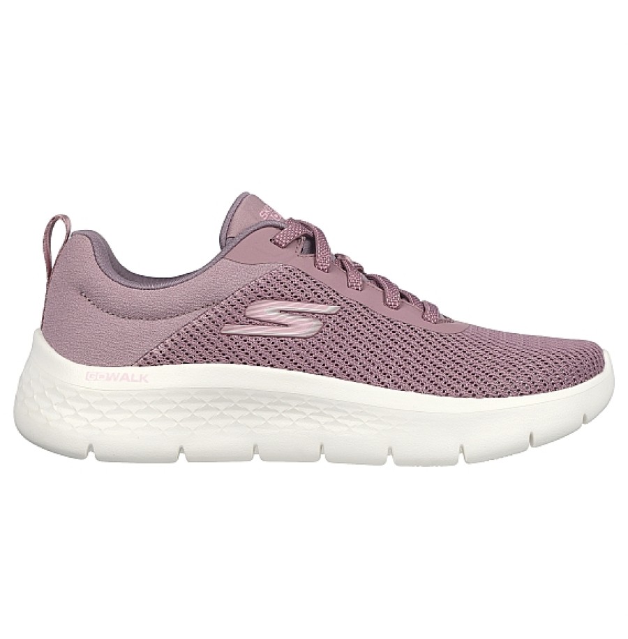 Mujer SKECHERS | Rosa Cordon Elastico Skechers Go Walk Flex