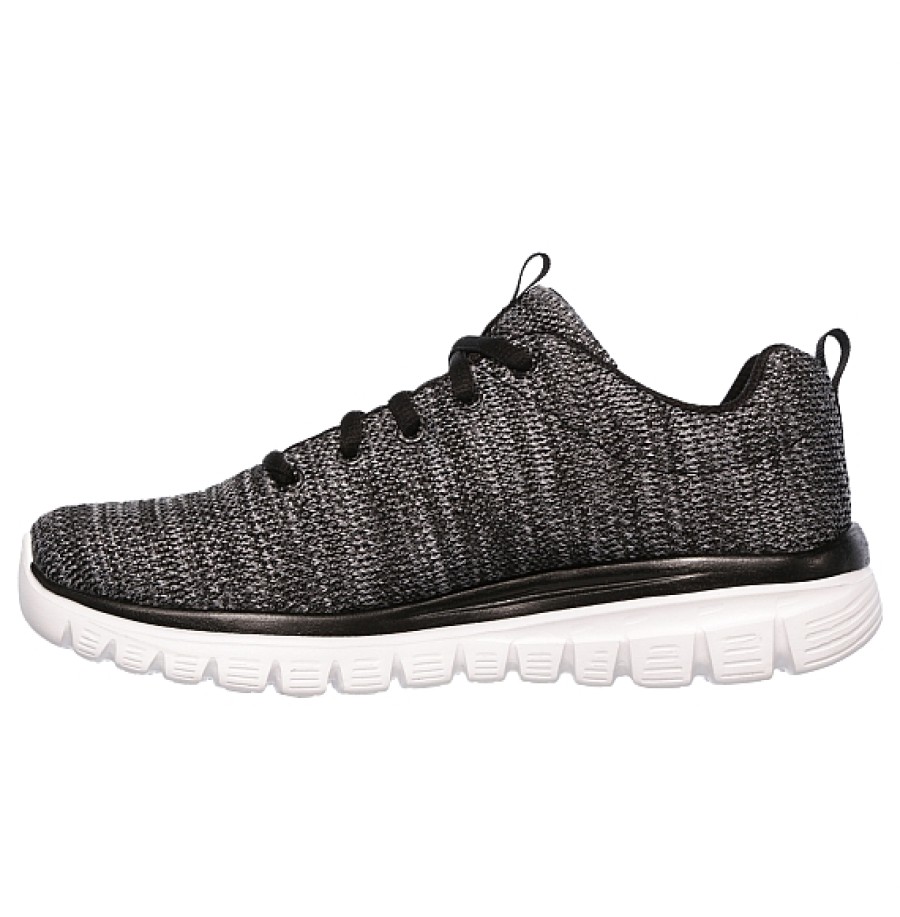 Mujer SKECHERS | Deportiva Cordones Jaspeada Skechers Graceful