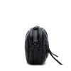 Bolsos REFRESH SHOES | Negro Bolso Bandolera Pespuntes Cremalleras Refresh