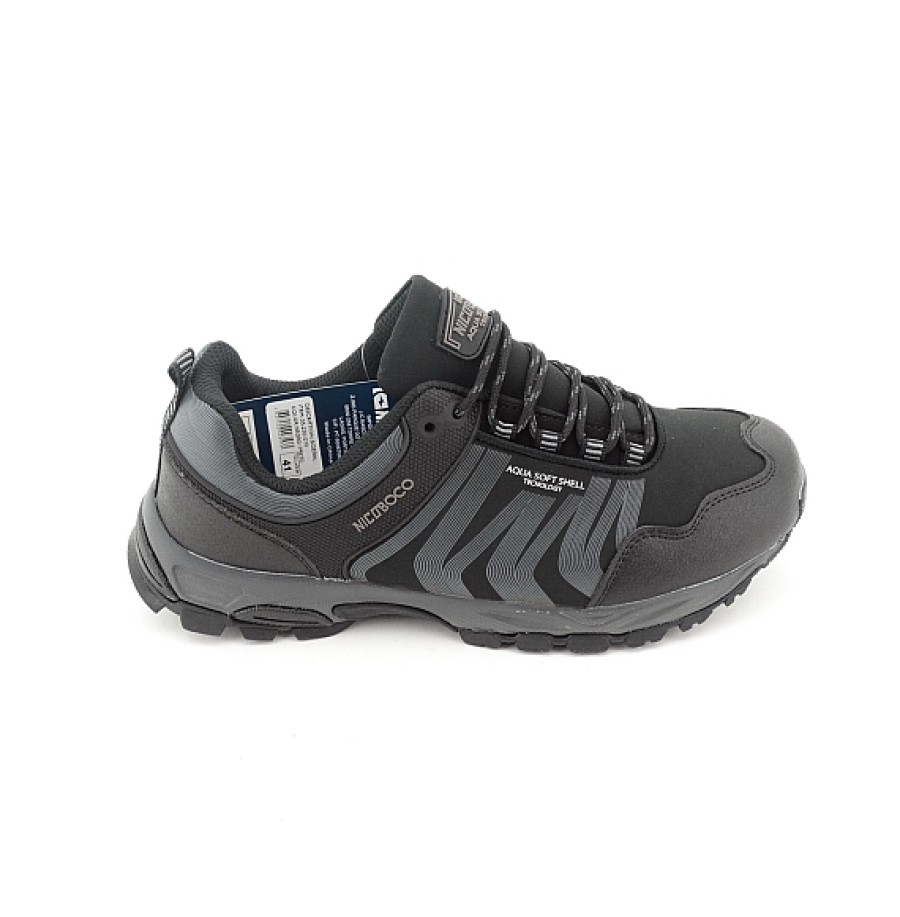 Hombre NICOBOCO | Negro Waterproof Deportivo Trekkin