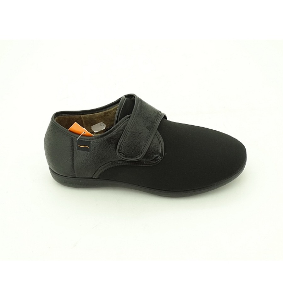 Mujer DR.CUTILLAS | Zapato Velcro Ancho Y Con Plantilla Extraible